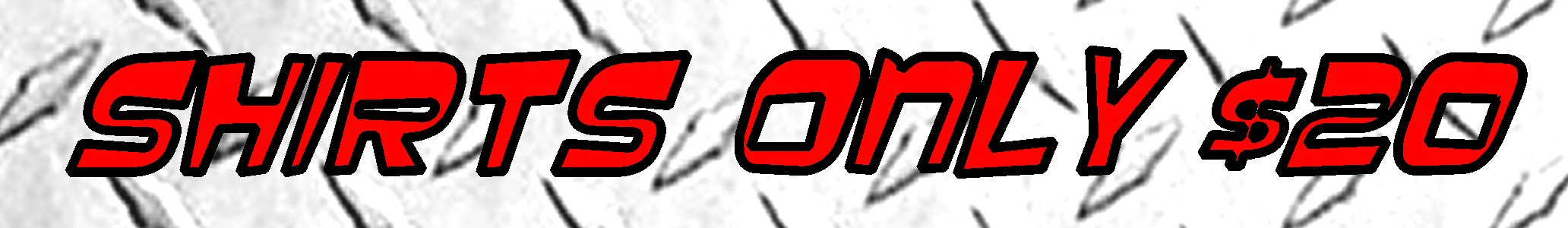 shirts only 20